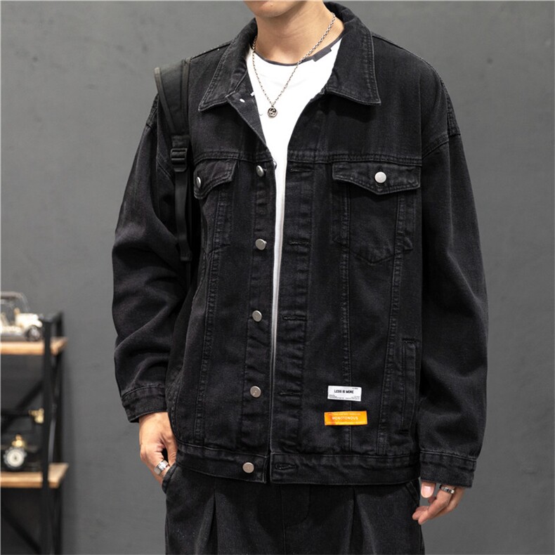 大货男士大码工装夹克牛仔衣青少年牛仔外套J，男装夹克，星座1103-1