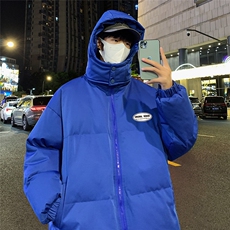 冬季港风韩版宽松加棉加厚连帽冲锋衣棉衣棉服MY6210P115控158，男装夹克，电商A268A