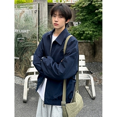 复古男女外套春季翻领休闲慵懒风夹克宽松百搭春秋J6813，男装夹克，星座1116A（原606A-3）