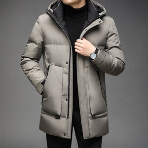 QLM-F860冬季男士羽绒服保暖外套修身潮流帅气P323图片