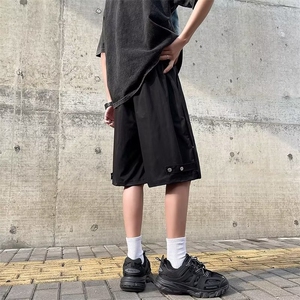 夏装新款休闲短裤男潮牌宽松休闲潮流中裤百搭五分裤图片
