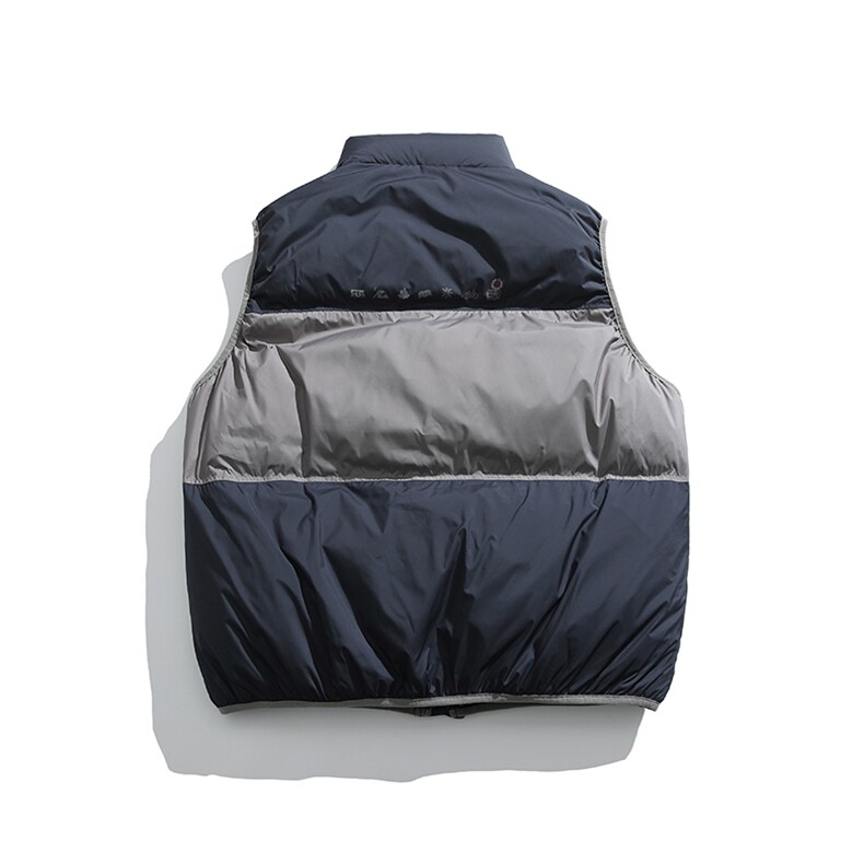 2026冬季新款男日系潮牌立领白鸭绒羽绒服马甲加厚外套YR26-F199,男装羽绒服,电商A101（原外27）