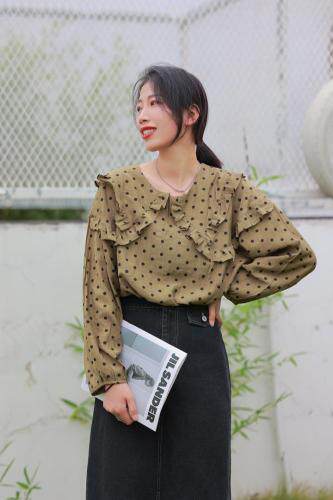 秋款点点小衫，其它，悠奈尔