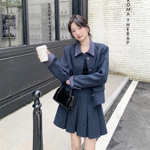 新款现货，小香风两套装B276-2522-套装P195-K298，单外套P145-K2,时尚搭配同色系冬装图片