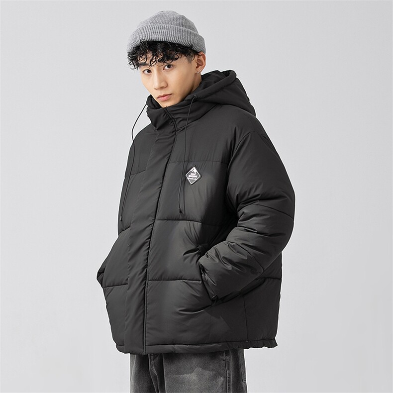 外27-2GANYOU日系可拆卸连帽立领加厚棉服MY07-P200图片