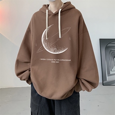 连帽卫衣男大码运动服帽衫外套WY2246-P35加绒款-P40，男装卫衣，电商A040