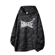 得物供货、重磅420克现货麂皮绒扎染卫衣HD019-1-WL25122ZR-P45，男装卫衣，电商019-1