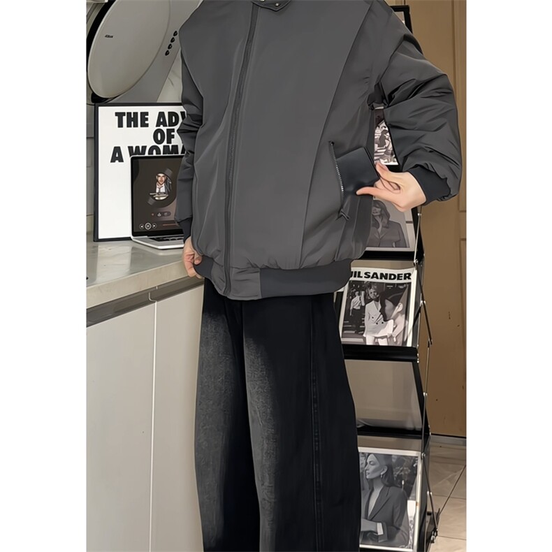 档口切片加厚夹棉夹克外套夹克DY2485-P70棉服DY2486-P80,男装夹克,星座1213