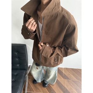 自家图 水洗做旧翻领夹克 807-3-JK2504-p95图片