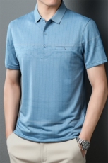 AD9122钱塘2020-3夏季男士短袖T恤翻领休闲百搭P53，男装T恤，钱塘207-3