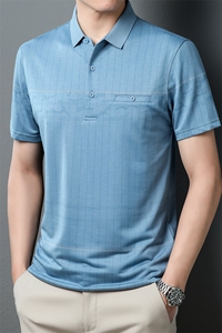 AD9122钱塘2020-3夏季男士短袖T恤翻领休闲百搭P53图片