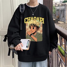 华夫格卫衣！2023秋季新款潮牌男士圆领卫衣长袖HWY23P30，男装卫衣，电商B220