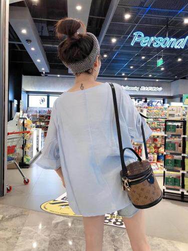 夏季新款韩系娃娃衫版天丝上衣，女装，一杭