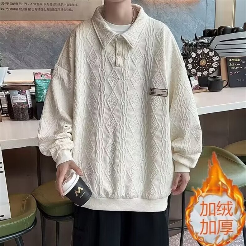 【加绒款】卫衣男潮ins港风潮流 LA19 P48图片