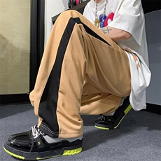 休闲裤时尚潮牌运动裤潮中腰男宽松型百搭气质青春KX109-P35，男装休闲裤，星座1109-3