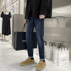 秋冬季牛仔裤男士直筒长裤常规款潮牌休闲长裤1412-1/503/P58，男装牛仔裤，星座1412-1