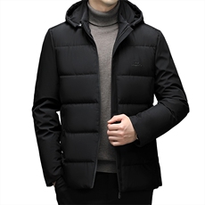 BJM15301钱塘2020-2冬季厚款时尚休闲有帽中年男士棉衣货稳P80，男装棉衣，钱塘207-2