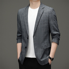 M5511钱塘2020-3春夏薄款男士休闲单西长期款商务量大价优P140，男装西服，钱塘207-3