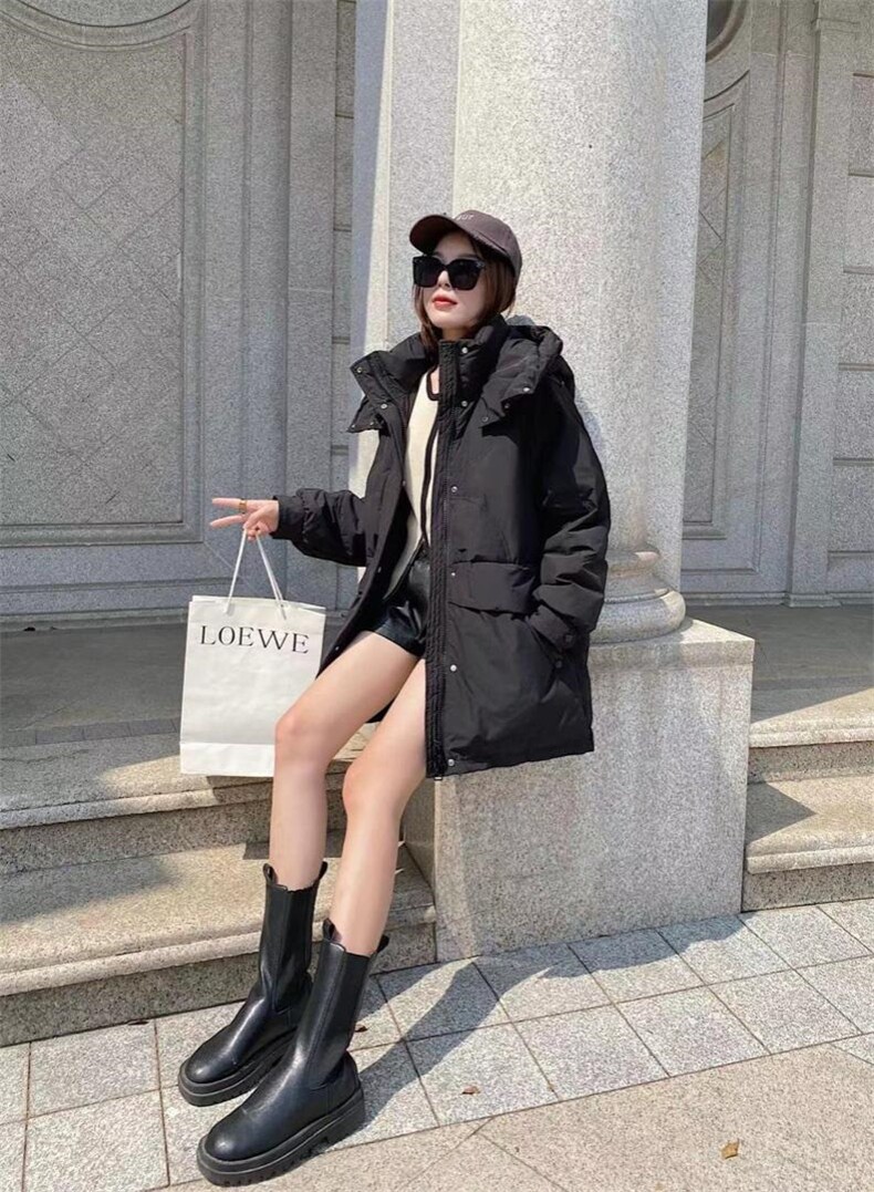 爱美欧现货韩版时尚羽绒服，女装羽绒服，爱美欧