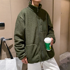 冬款泰迪绒开衫加大加厚棉服男XZ109-P90，男装棉衣，星座109-1