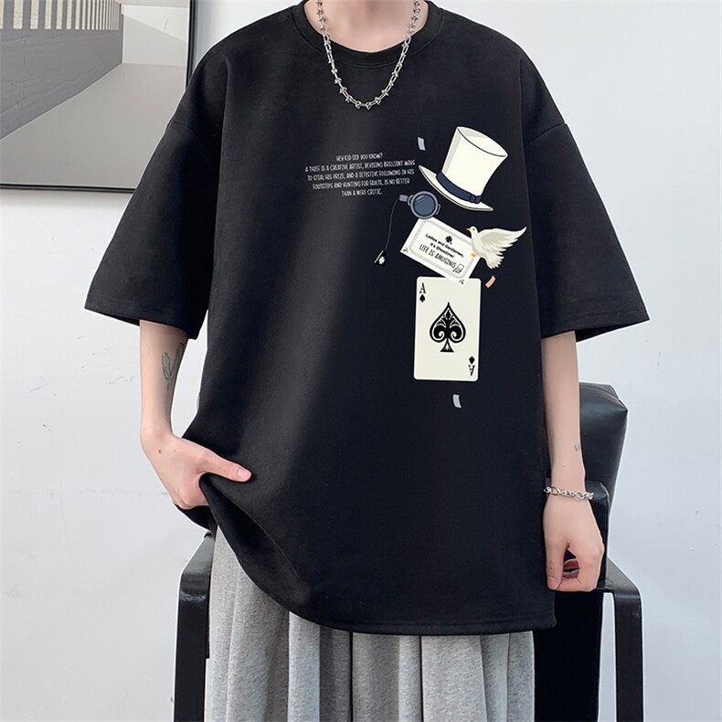 麂皮绒短袖t恤男大码半袖男酒店风JD82373-P25,男装T恤,电商A040
