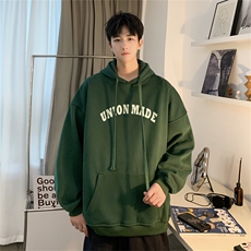 抖音品质23/秋季320G华棉男士连帽大码印花卫衣WYH3254-P45控68，男装卫衣，电商B370
