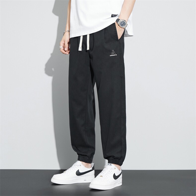 运动裤男士休闲长裤春夏款宽松束脚潮流春季修身阔腿卫裤821-P55,男装休闲裤,电商A178