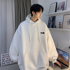 抖音品质春季新款男生连帽卫衣潮流印花上衣JK23380-特批35-控58，男装卫衣，星座605(原A050)