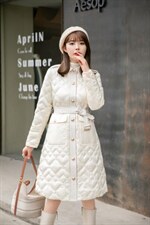 现货高品质标90白鸭绒羽绒服，女装羽绒服，艾依佳人