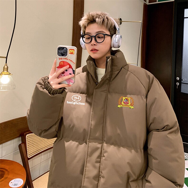 现货抖音得物可供视频冬季三防加厚羽绒棉衣外套面包棉服81133,男装棉衣,电商A486