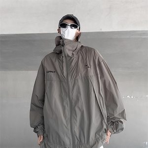 夏季机能连帽防晒服2024新款轻薄凉感户外运动夹克 现货W8242-P45图片