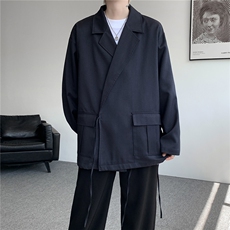 现货KS1162-特P50控98新中式小众西装大码外套长袖，男装衬衫，电商A059