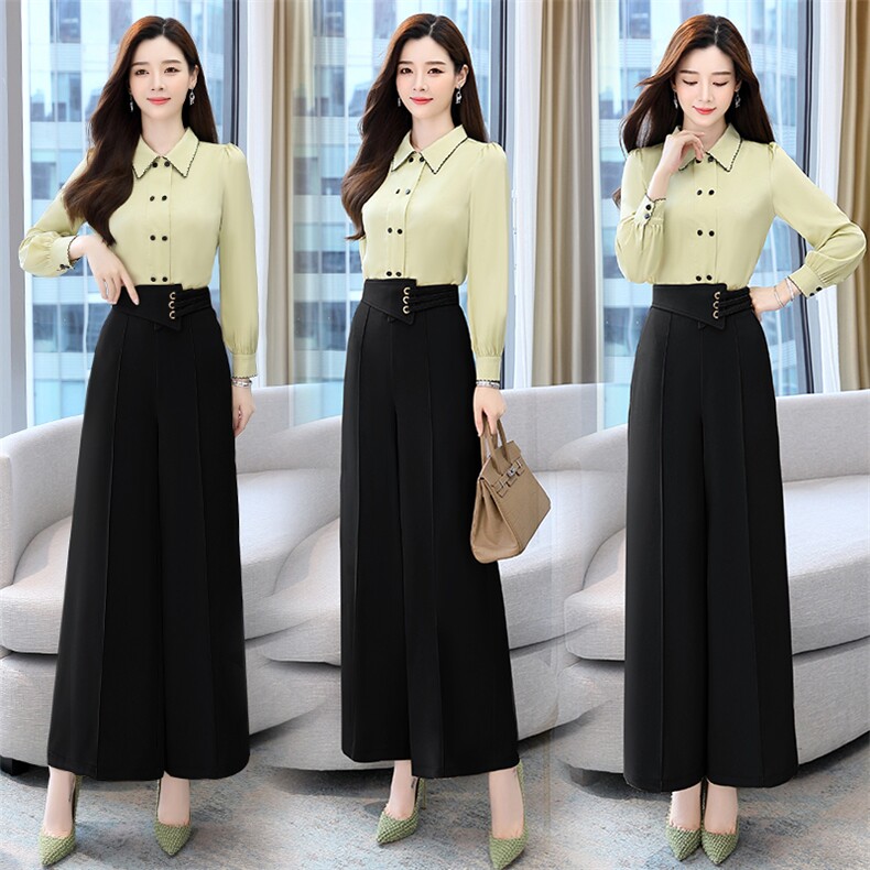 2024年秋季时尚简约大方气质优雅收腰显瘦两件套，女装套装/套裙，卡杰菲