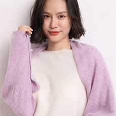 羊绒围巾女冬季针织围脖加厚保暖纯色百搭披肩，披肩，五色羊羊绒