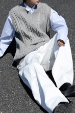 韩系叠穿复古麻花针织衫马甲男学院风早秋穿搭上衣服背心9097P58，男装背心/马甲，电商B312