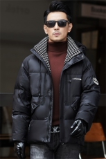 冬季白鸭绒加厚羽绒服短款中青年休闲保暖简约防寒潮服外套男装，男装羽绒服，钱塘6003（原4033）