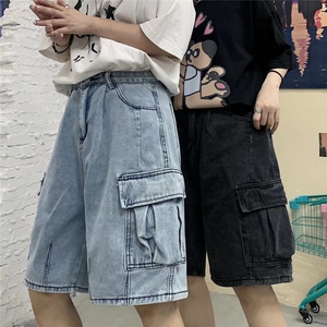 潮流时尚夏季牛仔短裤工装裤K7033P38