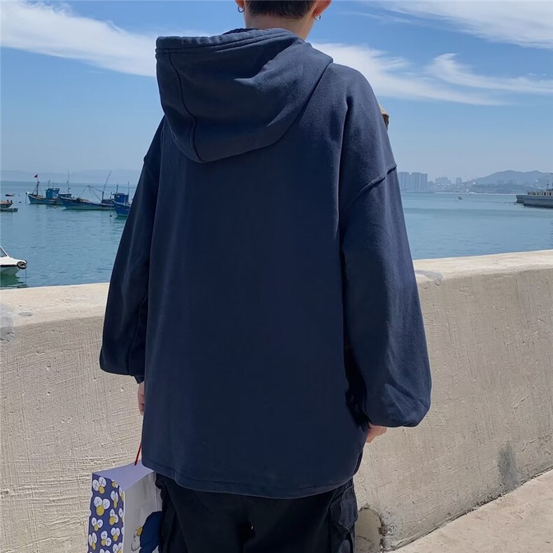 男2023年秋季新款假两件拼接马甲卫衣W334P48,男装卫衣,星座1116-2