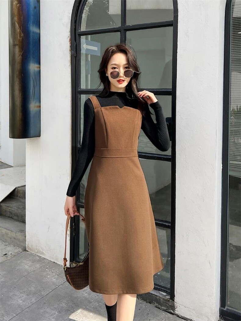 两件套连衣裙时尚潮流前线排单中，女装连衣裙，薇贵祖