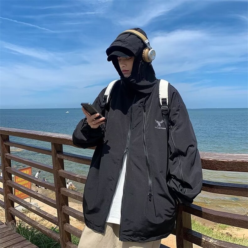 秋季青春流行男夹克文艺潮外套J8107P55,男装夹克,星座1116-2