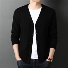 G-YH0012外套2023新款开衫男外套羊毛衫商务休闲男装外套P75图片