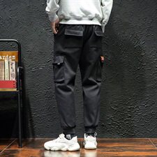 2021春季新款休闲工装裤宽松日系大码束脚裤哈伦九分裤K818-P40，男装休闲裤，电商A009A（原A058A）