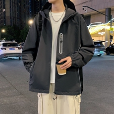 春季新款现货冲锋衣宽松休闲夹克男A157B-J235-P65，男装夹克，电商A157B