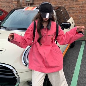 美式底特律工装夹克男2024新款春秋季高级感痞帅外套休闲宽松上衣图片