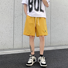 冰丝速干短裤男2024夏季薄款潮牌裤子新款休闲宽松跑步运动五分裤，男装牛仔裤，星座505-2（原电商A260-1)