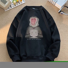 现货已做版权黑神话悟空纯棉重磅圆领宽松卫衣男WY28-P45控68，男装卫衣，星座205-5