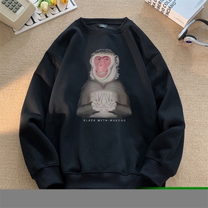 现货 已做版权 黑神话悟空纯棉重磅圆领宽松卫衣男 WY28-P45 控68图片