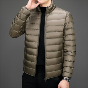 达标50绒轻薄羽绒服外套男立领冬季中青年男士休闲百搭YR911-P70图片