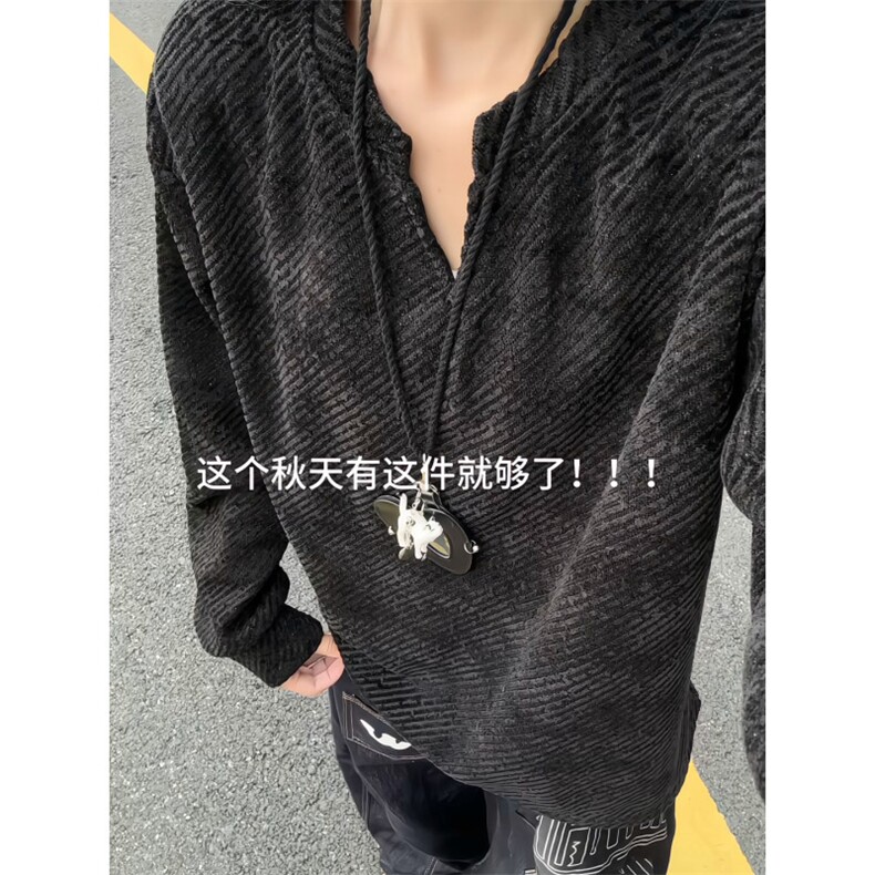 XZ809A/SYR49/特P24/控48小香风银丝V领长袖T恤卫衣,男装T恤,星座809A(原222-1)
