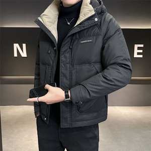 冬季羽绒服男款连帽2024新款图片